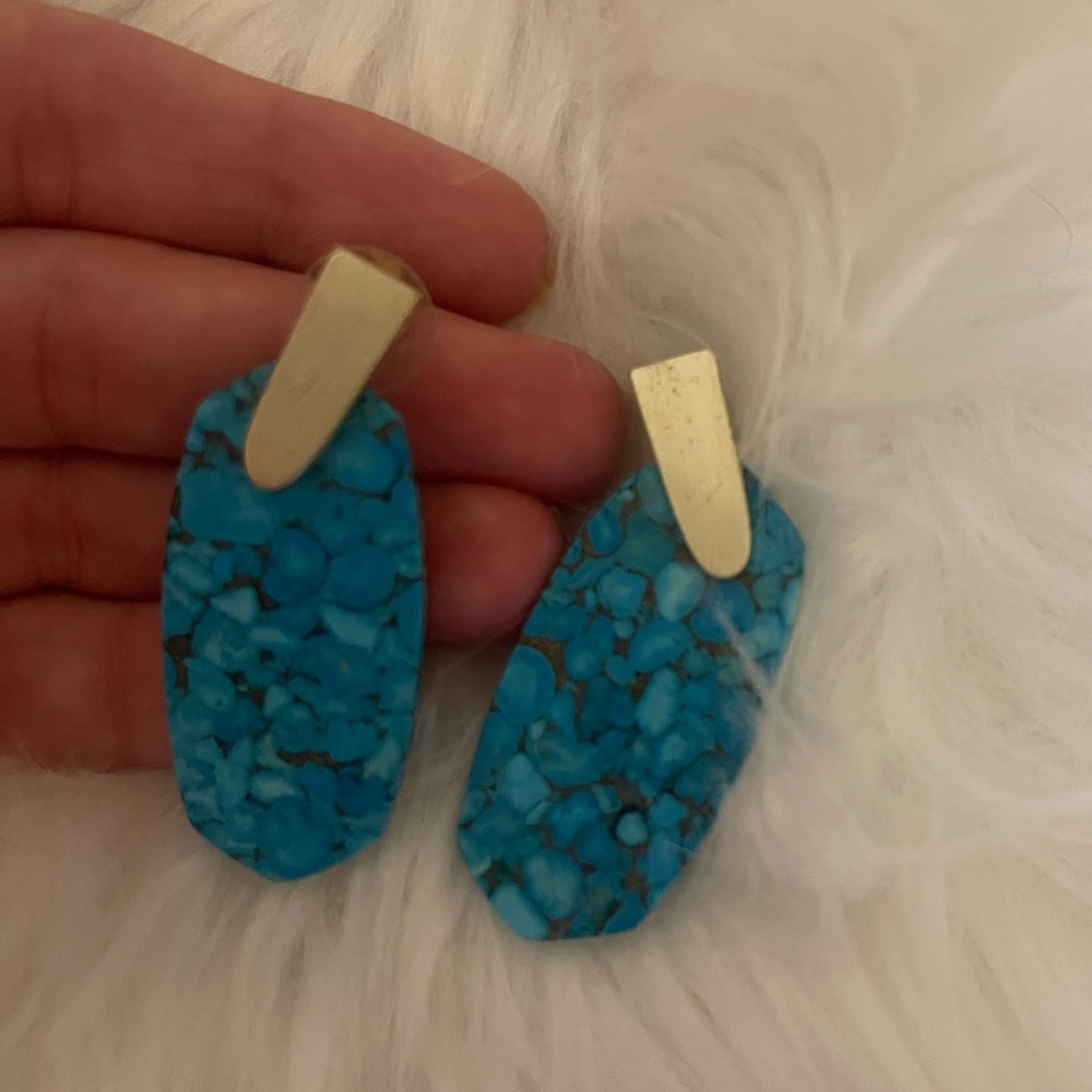 Kendra Scott turquoise earrings